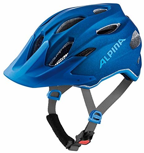 Alpina Sport dziecięcy młodzieżowy kask rowerowy Carapax JR. Blue 51-56 cm (A9702183)