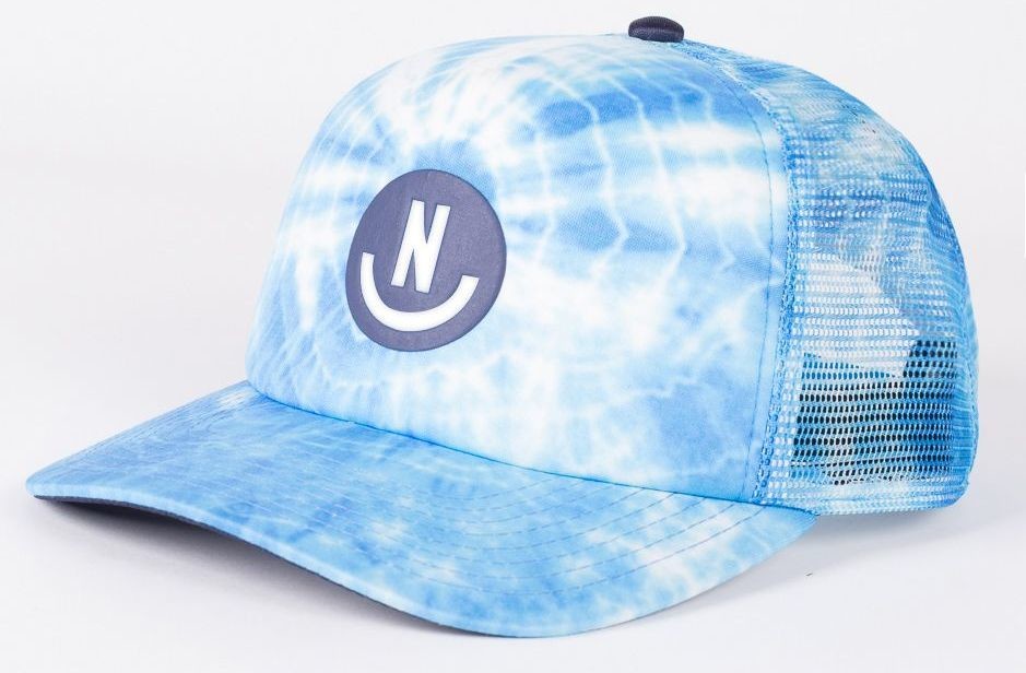 Neff czapka męska SMILE WASH TRUCKER Cyan Wash