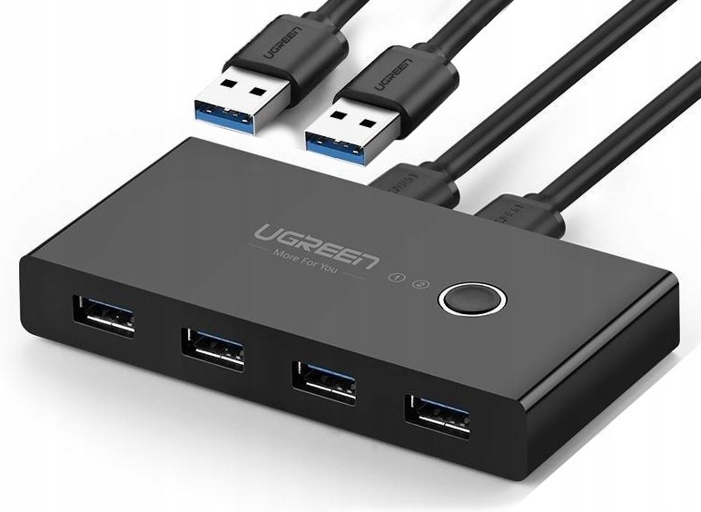 Ugreen Switch przełącznik Kvm Hub 2 do 4 Usb 3.0