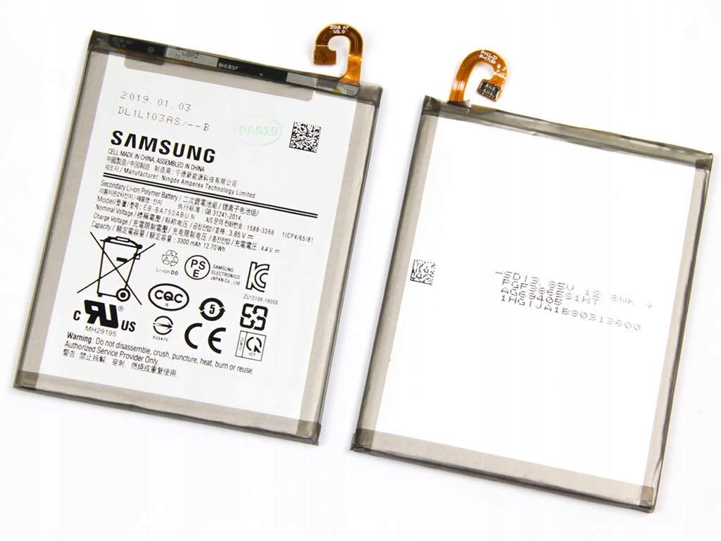 Samsung Bateria do EB-BA750ABU Galaxy A7 2018 A10