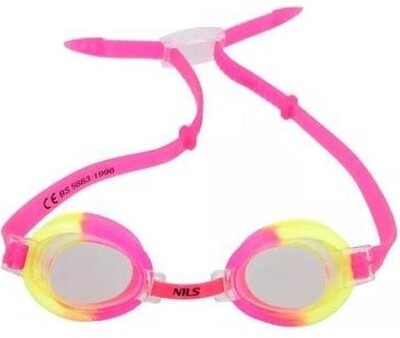 AQUA NILS Okulary pływackie NILS 173 AF Różowy-żółty