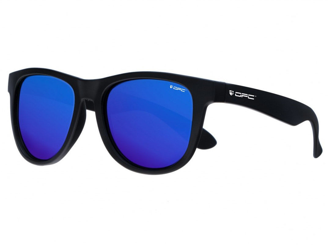 Okulary przeciwsłoneczne OPC Lifestyle Ibiza Blk Mat Blue z polaryzacją