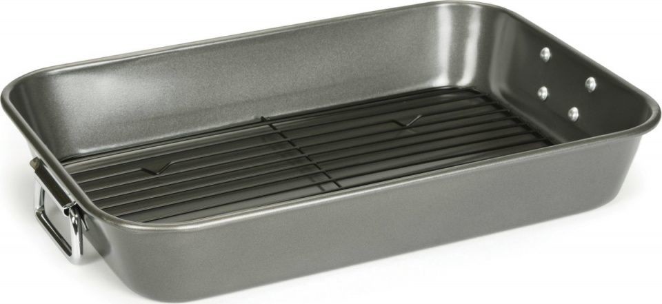 Patisse patelnia z rusztem 41,6 x 6,4 x 30,5 antracyt stalowy twm_430267