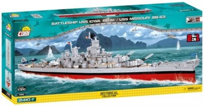 Cobi Klocki Klocki Klocki Small Army Pancernik USS Iowa (BB-61) / Missouri