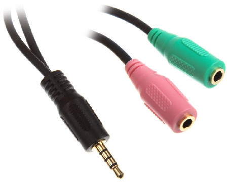 InLine mobile Headset Adapter cable