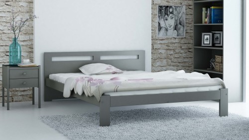 Magnat Meble Łóżko DMD1 140x200 Szare