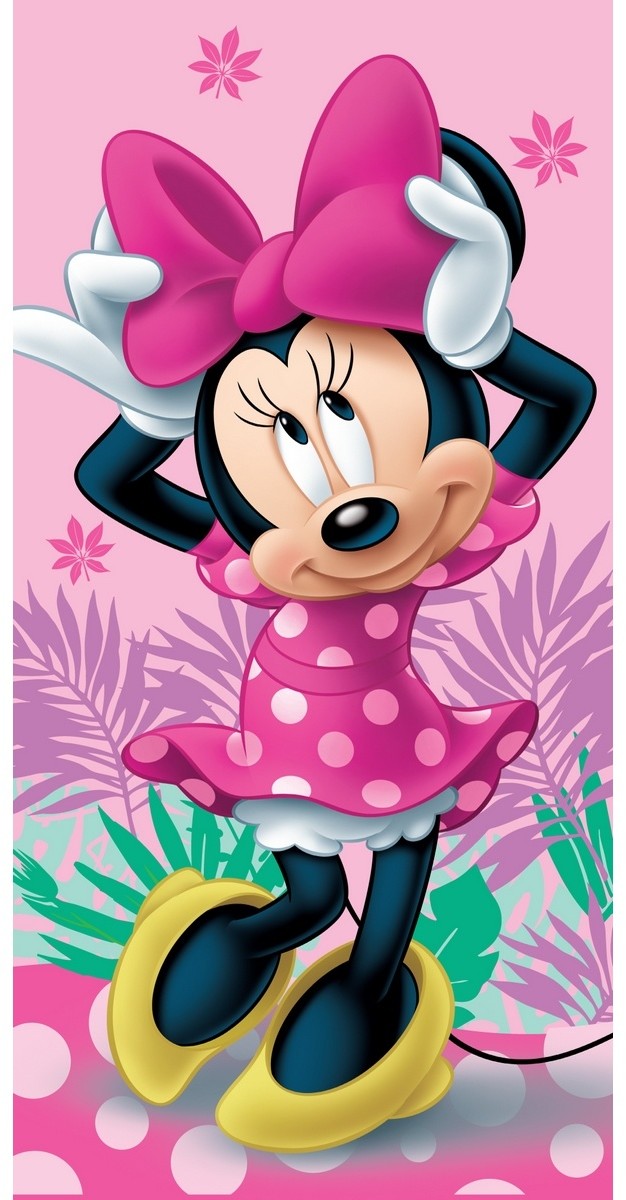 Jerry Fabrics Ręcznik Minnie pink 02, 70 x 140 cm