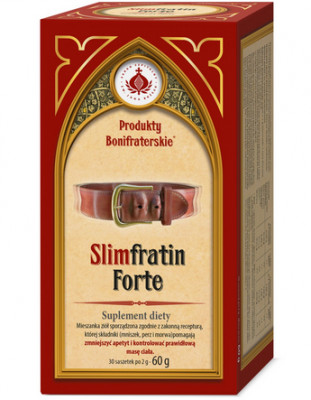 BONIFRATRZY Produkty Bonifraterskie Slimfratin Forte, 30 saszetek VAT 8%