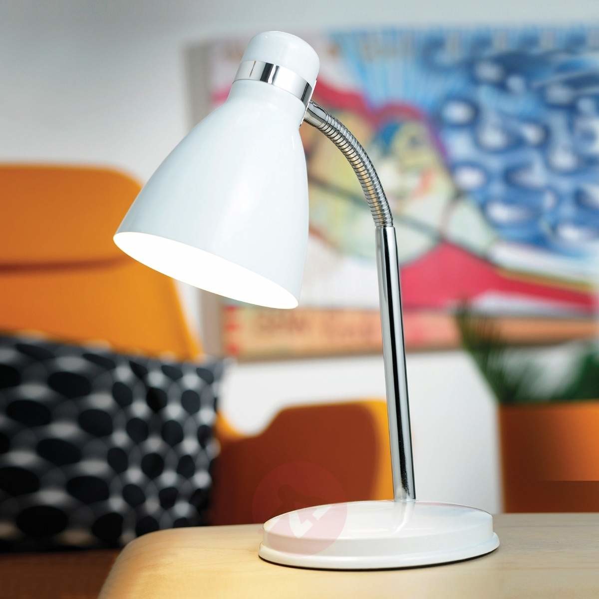 NORDLUX nowoczesna Lampa stołowa CYCLONE biała