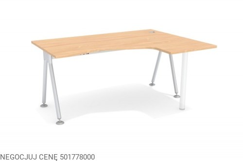 WUTEH S.A. Biurko biurowe Geos GE-14 (160x120x73,5cm) 1279