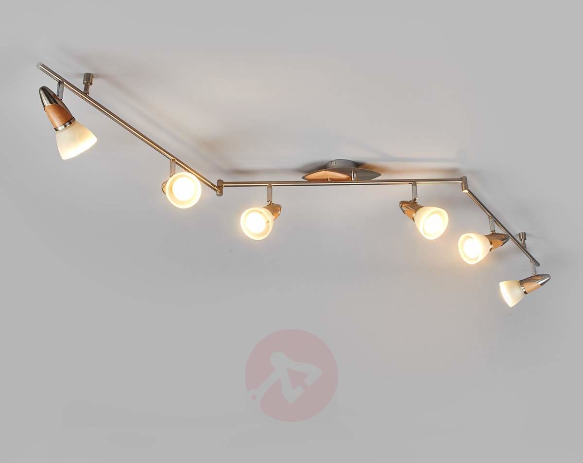 Lampenwelt 6-punktowa lampa sufitowa LED MARENA