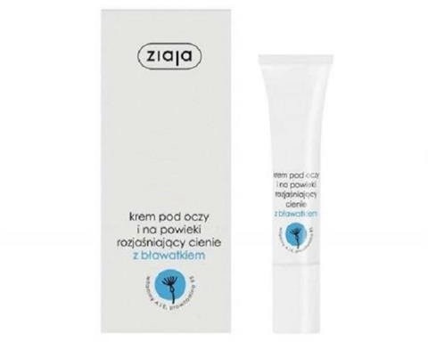 Ziaja Krem pod oczy i na powieki rozjaśniający cienie Bławatek 15ml 54325-uniw