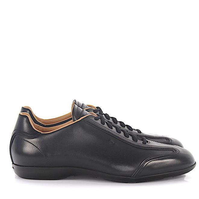 Santoni Skórzane trampki 14398