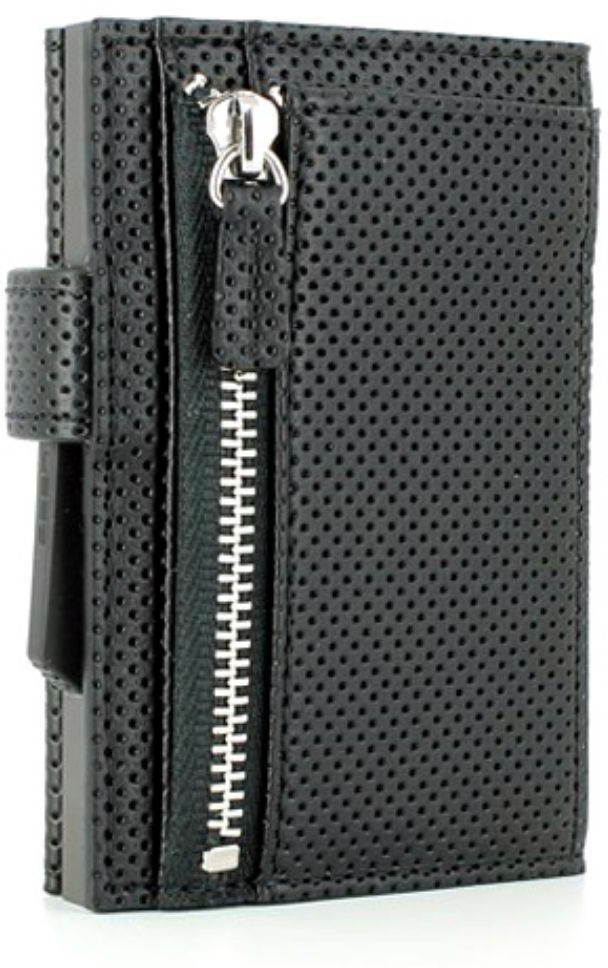 Ogon Designs Portfel RFID Cascade Zipper Snap Designs - traforato black CZS Traforato Black