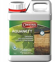 Owatrol Aquanett usuwa oleje z drewna 1l