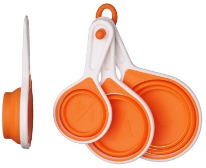 Premier Housewares Premier housewares składane do odmierzania z żyłką Zing -częściowy zestaw pomarańczowy 0807014