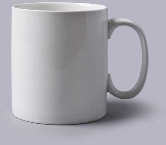 W.m. bartleet & sons Biały porcelanowy kubek 576 ml