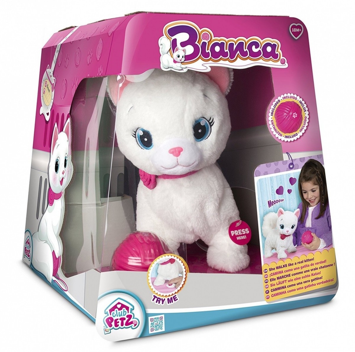 Tm Toys Zabawka interaktywna kotka Bianca 95847