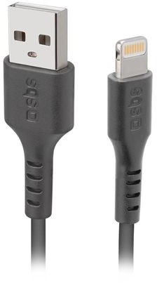 SBS SBS USB-LIGHTNING MFI 1m Czarny |