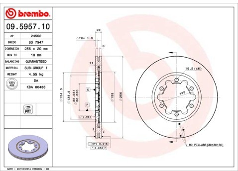 BREMBO 09.5957.10