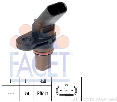 FACET Czujnik prędkości obrotowej, sterowanie silnikiem FACET 9.0773 9.0773