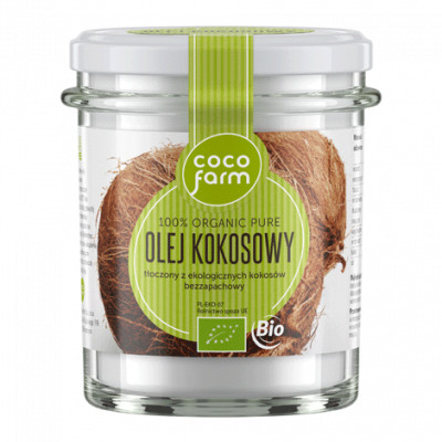 Polska BIO olej kokosowy 100% PURE 240g rafinowany 1 szt.