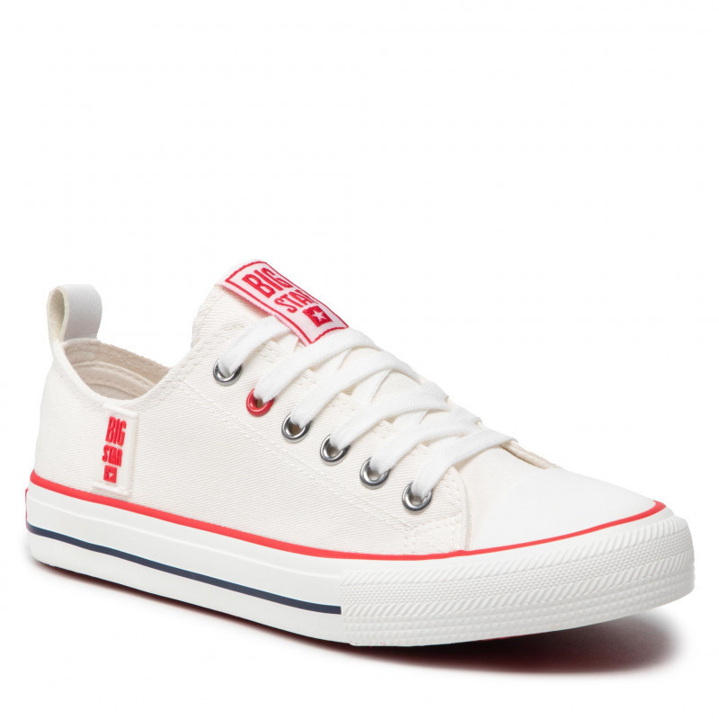 Big Star Trampki damskie JJ274123 białe