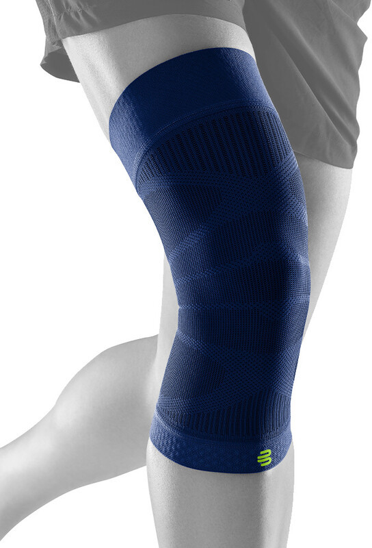 BAUERFEIND BAUERFEIND Unisex's Sports kompresyjne wsparcie kolana, granatowe, M 70000368