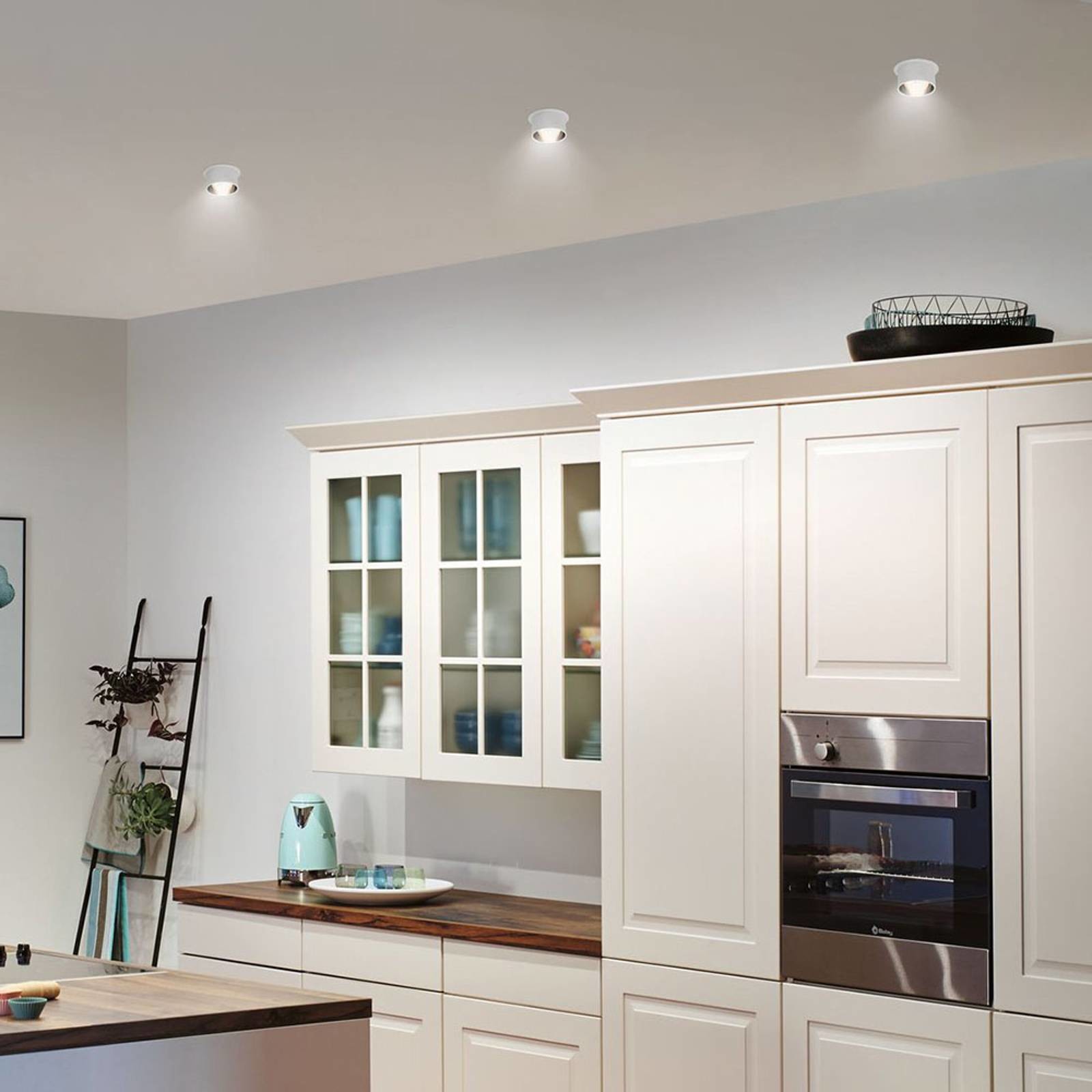 Paulmann Gil wpuszczana LED biała/czarna 3 szt.