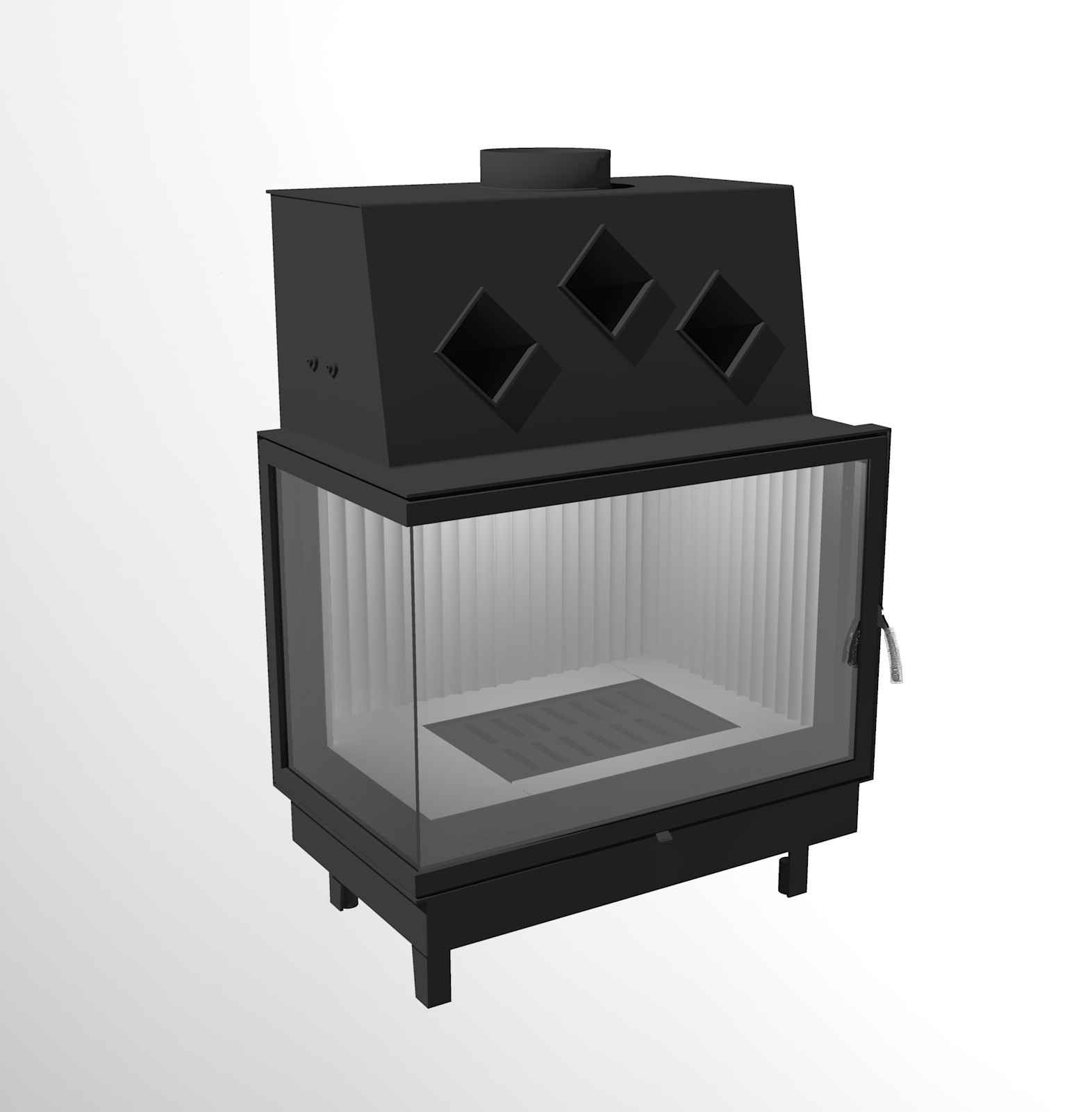 Robiren Wkład kominkowy Robiren AIR TERM 15kW Corner Simplex