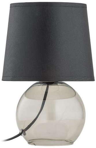 TK Lighting Lampka nocna PICO Transparent & Black 5092