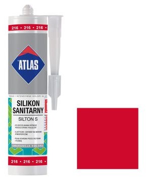 Atlas Silikon 216 280 ml czerwony W-SI001-B0216-AT1A