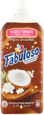 E Fabuloso Fabuloso Kokos i białe kwiaty - Płyn do płukania tkanin (1,25 L- 54 p) FBDD-44966_2021333467678