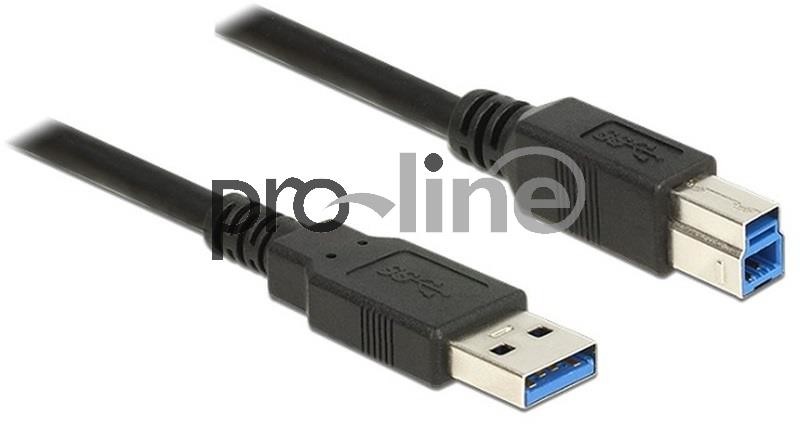 Delock Kabel USB 3.0 2m AM-BM czarny 85068