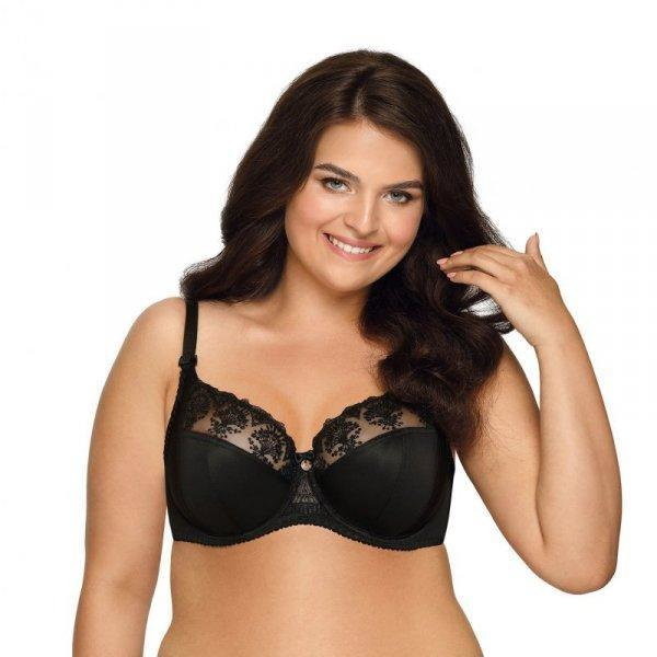 Ava Ava 1922 Freesia czarny biustonosz miękki plus size
