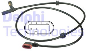 DELPHI Czujnik, prędkość obrotowa koła SS20498 SS20498