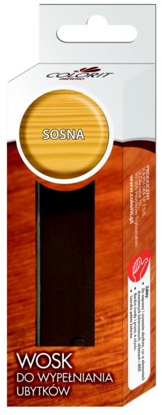 Colorit Wosk do wype$452niania ubytk$453w  Drewno sosna 15 g