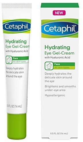 ceta Phil Hydrating Eye Gel-Cream with hialuronowy  Designed to Deeply Hydrate, brighten & Smooth Under-Eye Area  for all Skin Types  hypoaller pathogenic & suitable for Sensitive Skin  0.5 FL. oz 302993889168