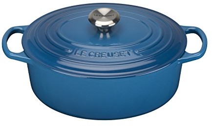 Le Creuset Signature brytfanna owalna, 31cm, niebieski, 31 cm 21178312002430