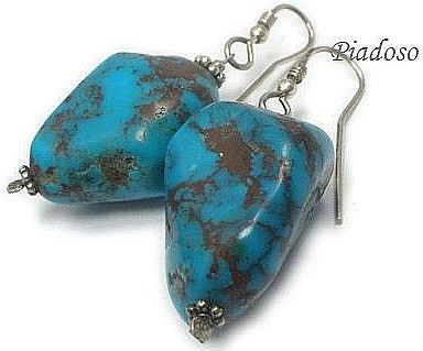 Arande PROMOCJA SREBRNE KOLCZYKI TURKUS