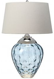 Quintessentiale Quintessentiale Samara QN-SAMARA-TL-BLU lampka stołowa 1x60W/E27  3000K QN-SAMARA-TL-BLU