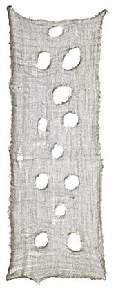 WIDMANN Andreas 01378  dekoracja Horror materiału, rozmiar około 75 x 300 cm, zielony
