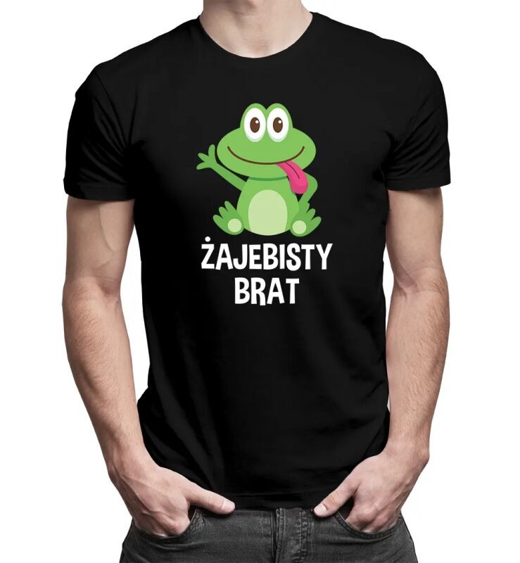Koszulkowy Żajebisty Brat - męska koszulka z nadrukiem 14044