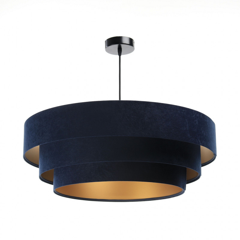 ImoLight Lampa wisząca Dalia Granatowo-Złota 050-044-60 // IL-Dl-006