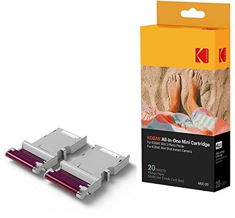 Kodak nowy Mini papier fotograficzny wkład do drukarki MC  komputer wielofunkcyjny All-in-One i wkład do gumek kolorowym atramentem KOD-MC20