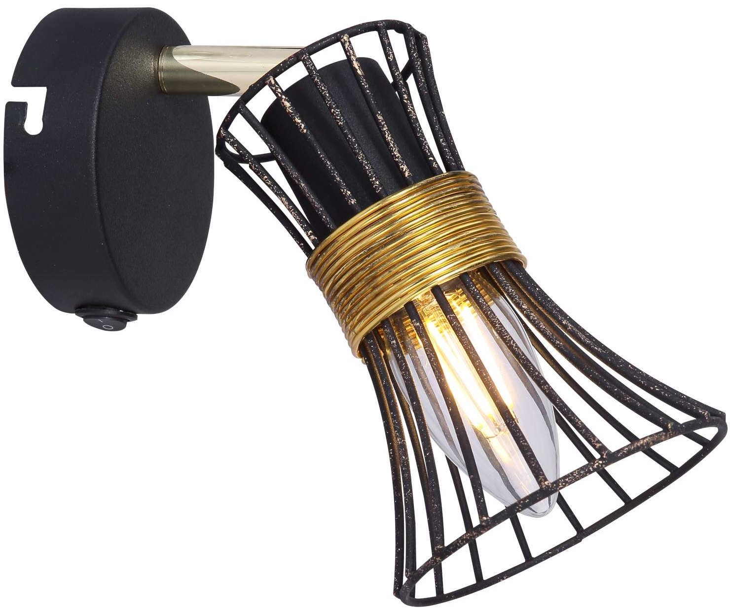 Globo Lighting ROXY reflektor Czarny 1-punktowy Obszar wewnętrzny ROXY 54814-1