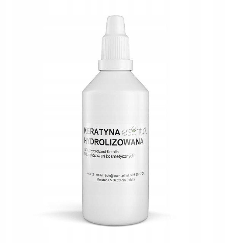 Keratyna Hydrolizowana czysta 100% włosy aż 100ml