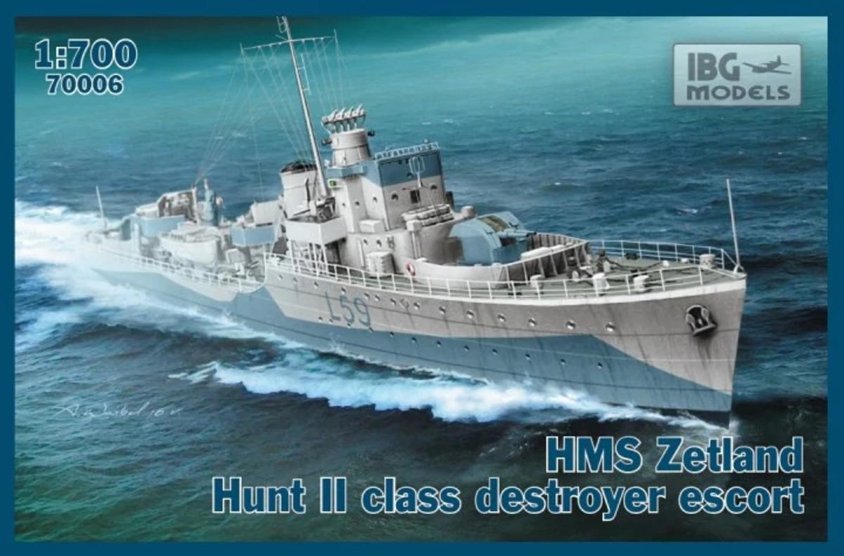 IBG Brytyjski niszczyciel eskortowy klasy Hunt II HMS Zetland 1942 70006