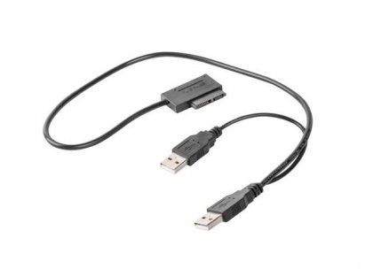 Gembird Adapter USB M + Power > SATA slim SSD na kablu (A-USATA-01)