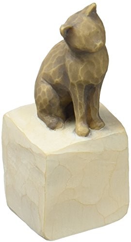 Willow Tree 27684 Love My Cat Figurine, żywicy, wielobarwny, 3 x 3 x 7.5 cm 27684